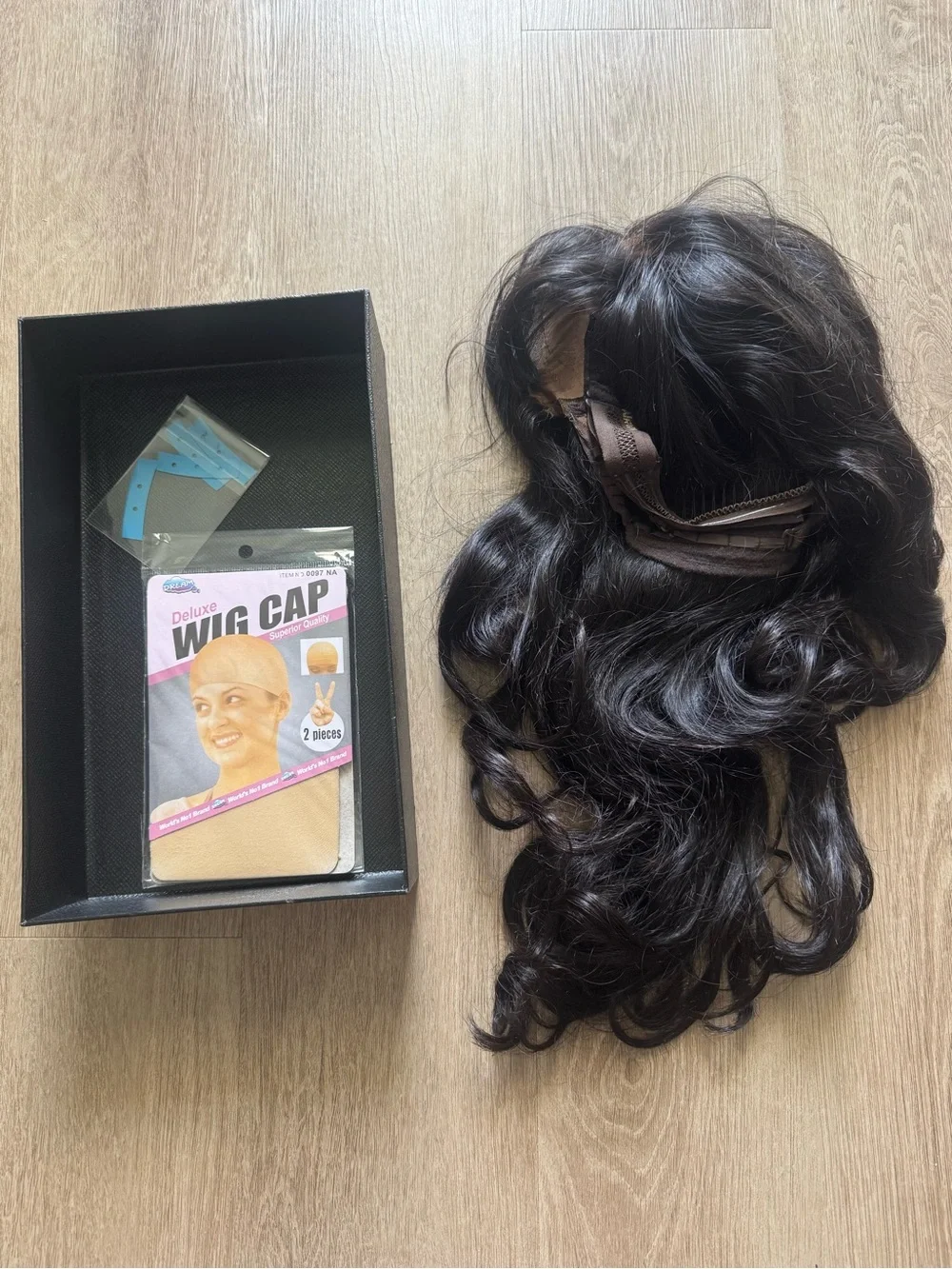 Hairvivi 18 inch silky small cap size 21-22 Dark Brown Wig with Included Wig Cap